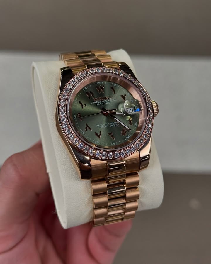 Premium Rose Gold Arabic Dial Watch – Luxury Redefined