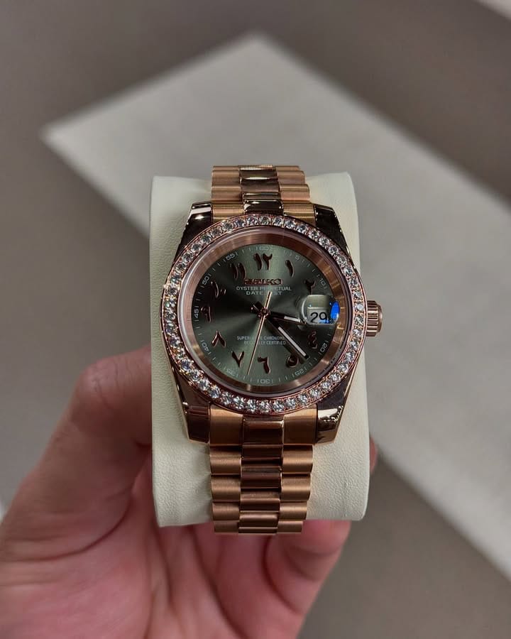 Premium Rose Gold Arabic Dial Watch – Luxury Redefined